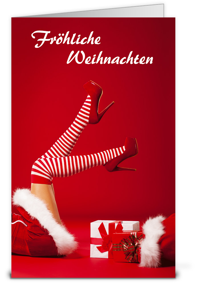 Erotische Weihnachtskarte WK17209